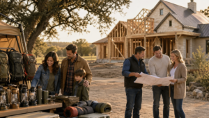 Camping News for new custom home construction Chappell Hill TX