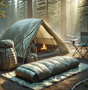 Camping News for Taffeta Fabric 